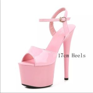 Women’s Sexy Dancer Baby Pink Stripper Exotic Dancer High Heels Shoes Stilettos